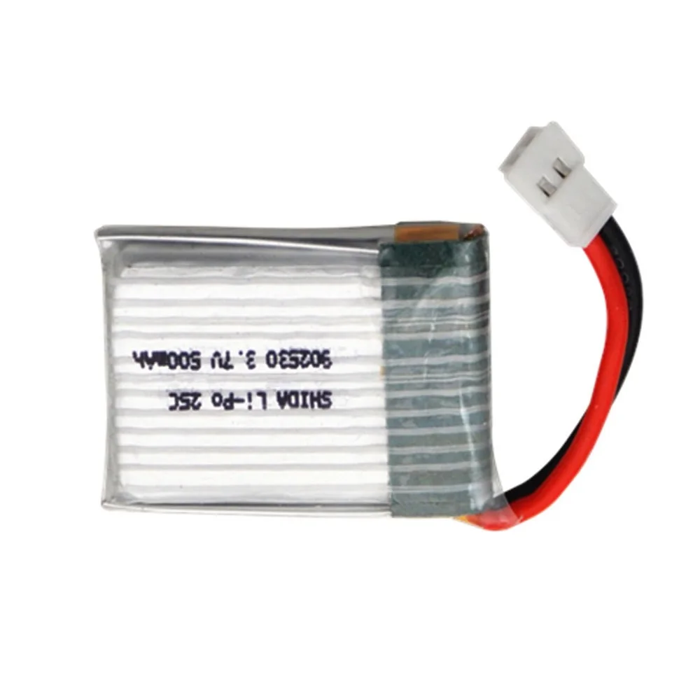 5 pezzi 3,7 V 500 mAh 902530   Batteria LiPo 25C per Wltoys V931 F949 XK K123 6Ch RC Elicottero batteria lipo di alta qualità 1S 3.7 V