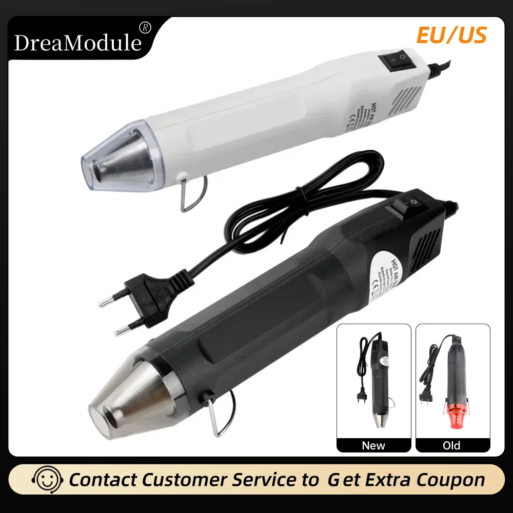 

AC220V 300W Mini Hot Air Gun CN/EU Plug Heat Gun DIY Heating Gun Power Tools For Phone Repair/Soft Ceramic/Heat Shrink Tube