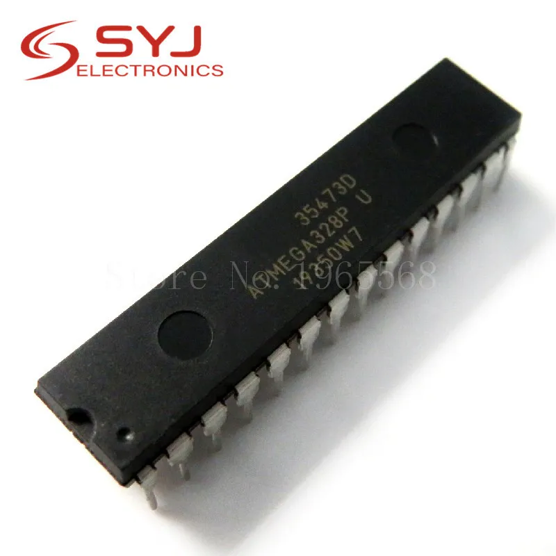 ATMEGA328P-PU DIP-28 IC, ATMEGA328P-U, ATMEGA328P, Em estoque, 1Pc Lot