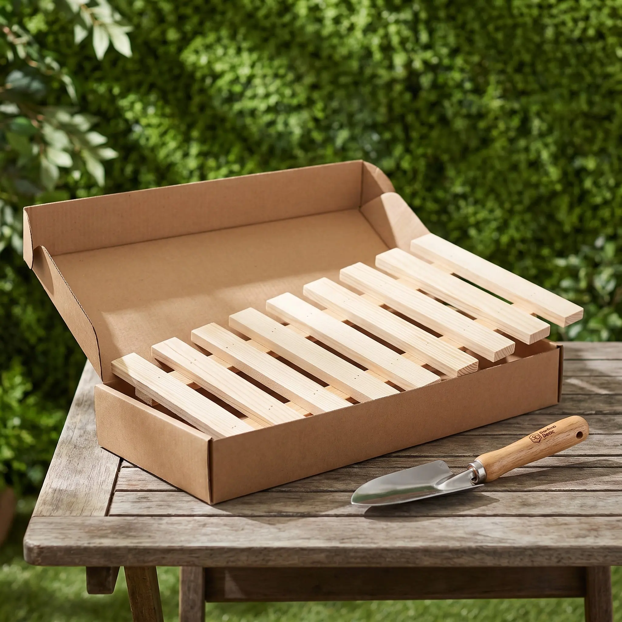Mailbox Bottom Liner Wooden Insert Non-Slip Waterproof Drainage Grate Mailbox Tray Elevated Mail Protection Rack