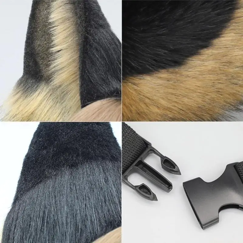 31BFแมวเครื่องแต่งกายอุปกรณ์เสริมFaux Fursสุนัขจิ้งจอกหางและหูHeadbandชุดสัตว์ฮาโลวีนคอสเพลย์สำหรับผู้หญิงผู้ชายของขวัญ