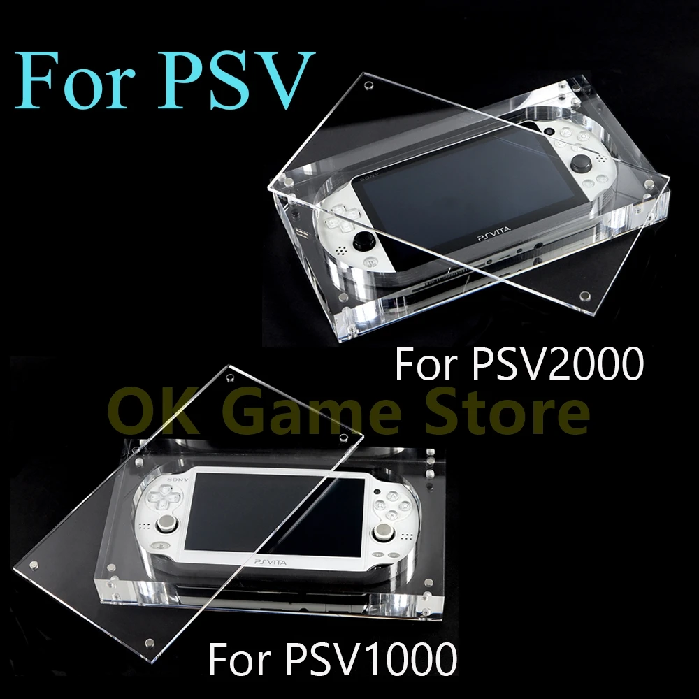 

1PC For PSV1000 PSV2000 Host Acrylic Box Magnetic Suction Cover High Transparency Acrylic Game Display Box