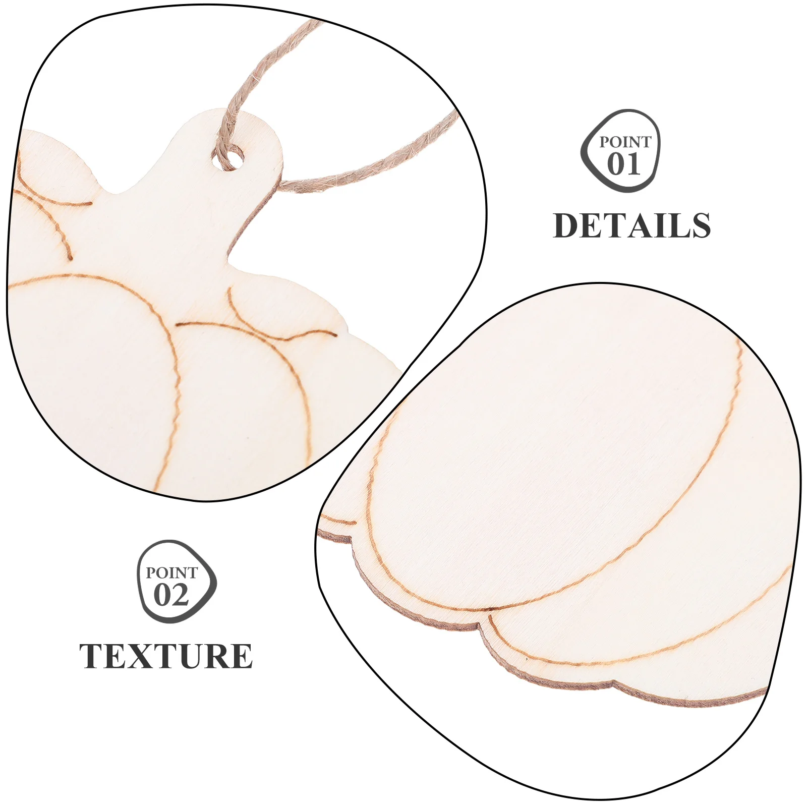 30 قطعة علامات خشبية اليقطين فارغة السلس لم تنته اللوحات الخشبية DIY بها بنفسك اللوحة الخريف الحرفية الشكر الديكور زخرفة الحفلات
