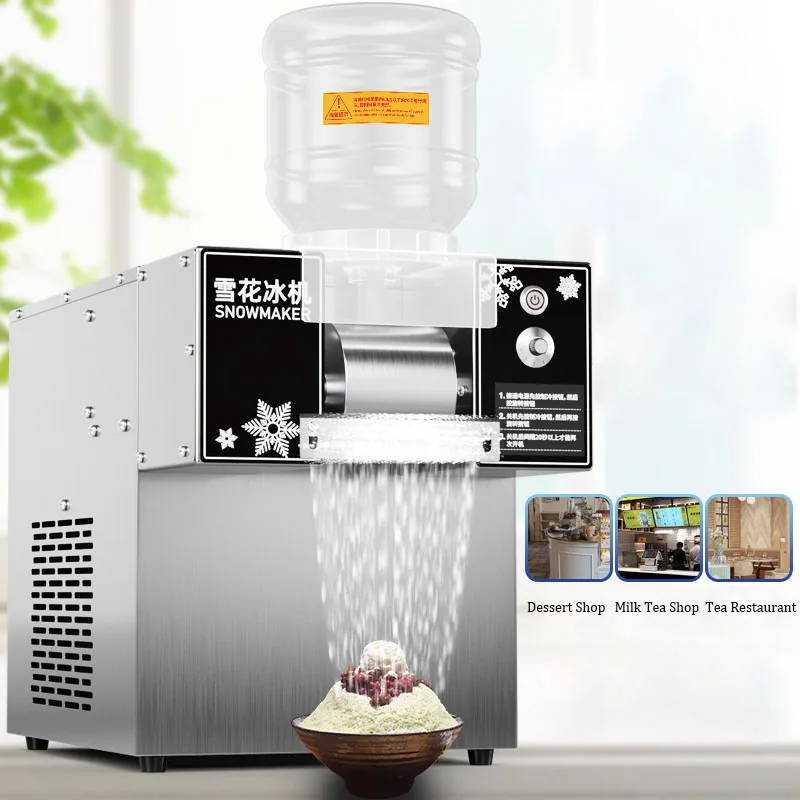 Snowflake Ice Machine Korea Bingsu Snow Ice Maker Shaver Machine Snowflake Ice Crusher Machine