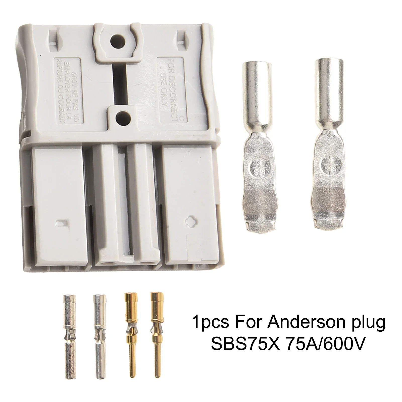 1PCS SBS75x Two Pole Lithium Battery Connector 75A 600V With Kit For Use In Sightseeing Cars And Forklift Equipment
