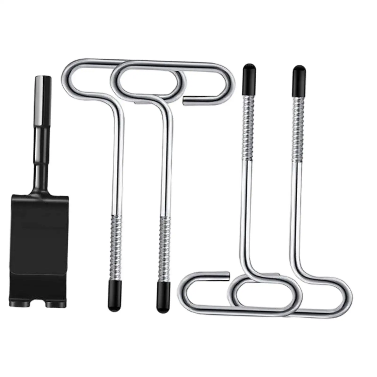 

Ice Anchor Drill Adapter Kit Sturdy with Stake Nails for Tent Peg Setting up Ice Fishing Shelter Fishing Camping Outdoor Sports