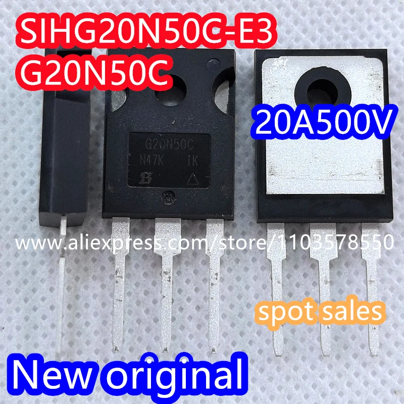 （10PCS） 100% brand new original G20N50C SIHG20N50C-E3 field-effect transistor 20A500V package TO247 G20N50