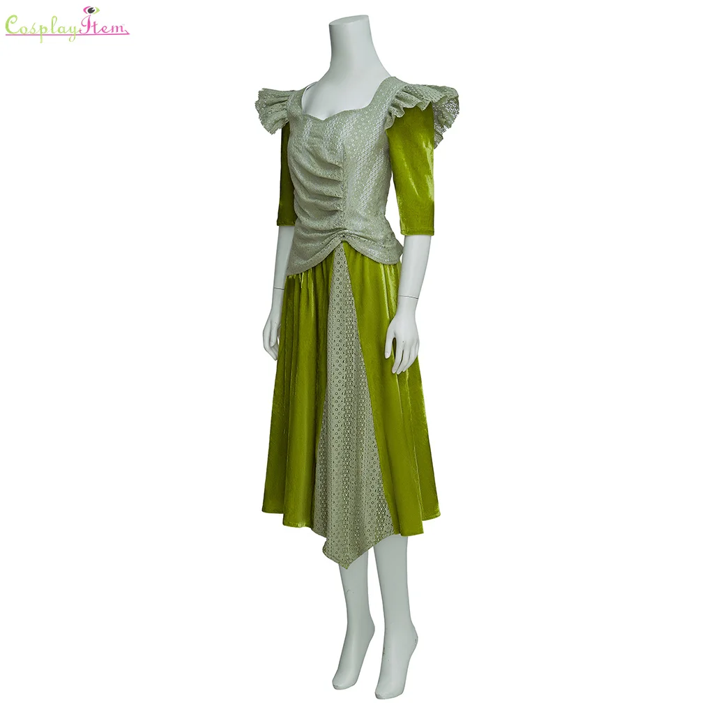 Musical Hadestown Persephone Cosplay green dress Persephone Inspired Music Festival Theater Outfit for Women