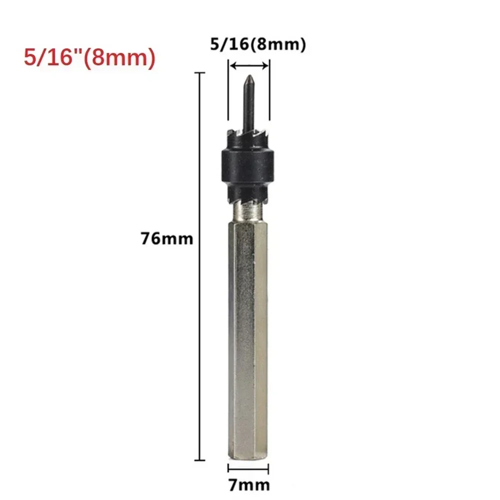 

Metal Point Drilling Spot Weld Drill Bit Ouble Side Carbide Tip Power Tools Stainless Metal Hole Drilling 5/16"(8mm)