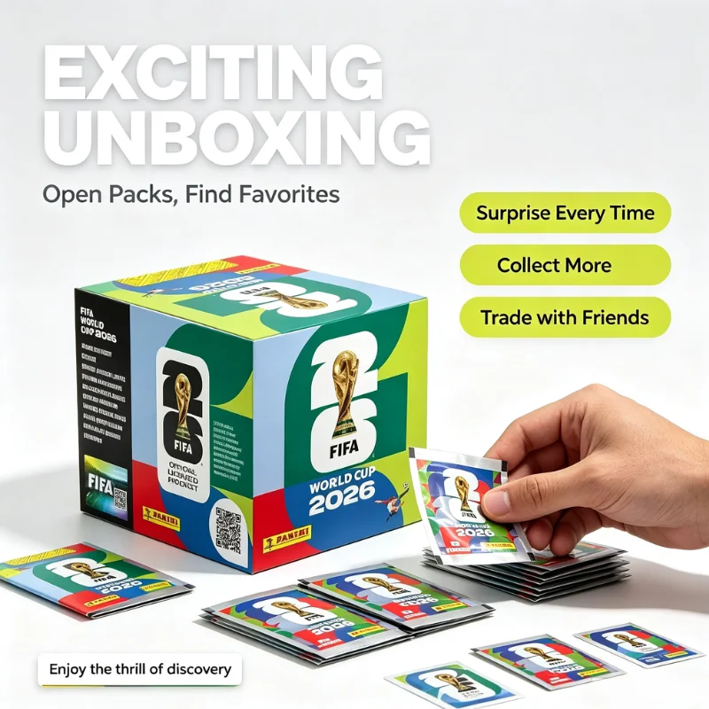 Panini FIFA World Cup 2026 Official Stickers,  Football Star Collectible Stickers, Soccer Fan Collection Souvenir Gift view 3