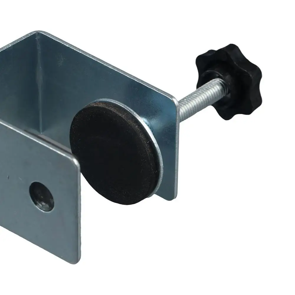 2 Pcs Adjustable Drawer Front Installation Clamps Zinc Silver Drawer Installation Fixing Clip Portable Universal