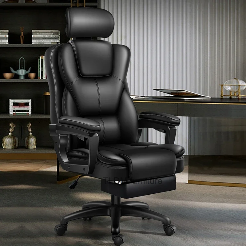 

Leather Cushion Office Chairs Floor Living Room Recliner Playseat Dining Office Chairs Computer Chaise Lounges Rome Furniture