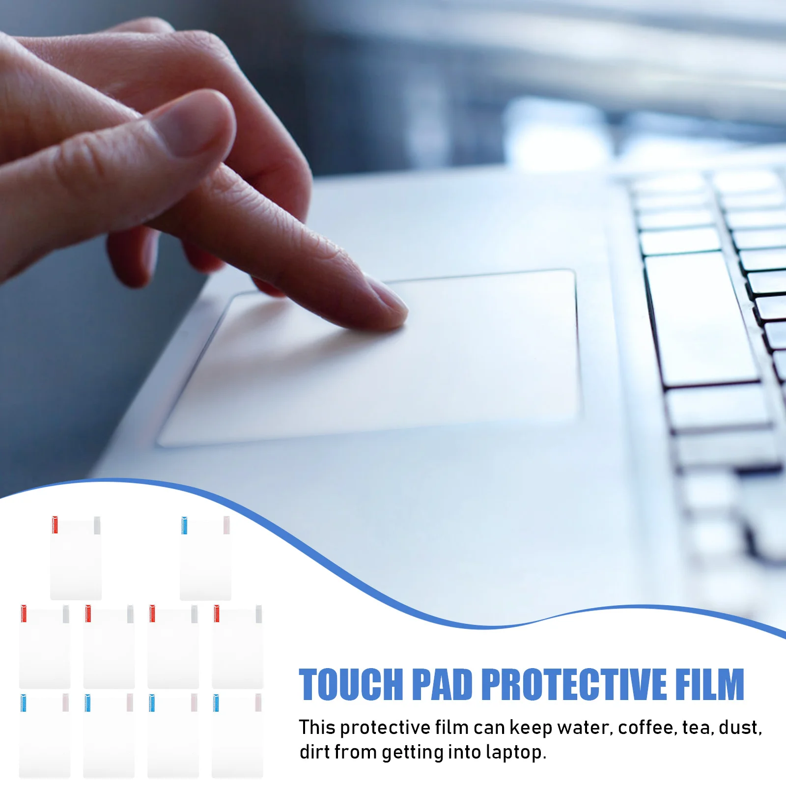 

10Pcs Laptop Touch Pad Protective Film Anti-Scratch Wear-Resistant Cover Precise Fit Compatible for A2251 A2289 Extended