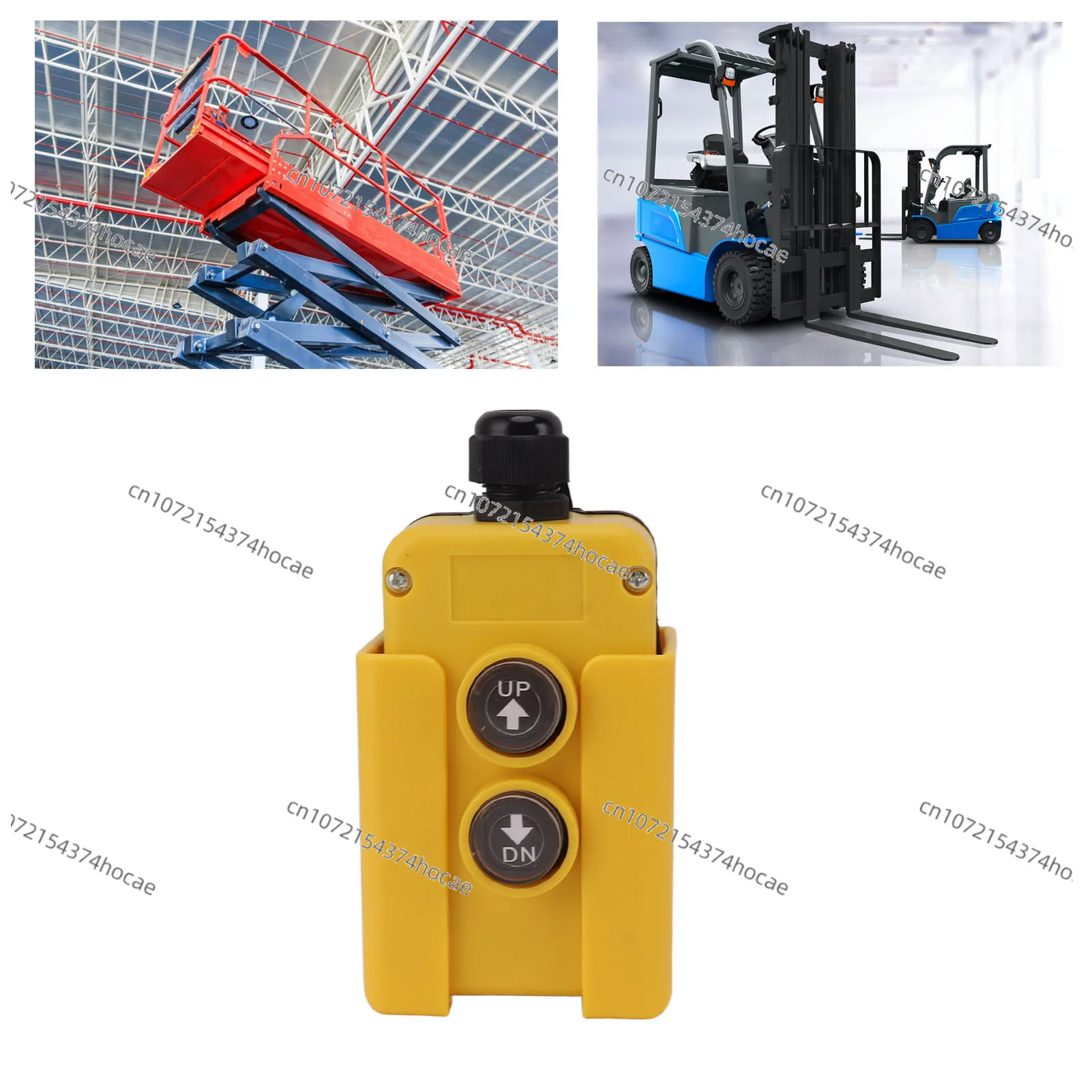Dump Trailer Remote Control 12V  4 Wire 3 Wire Up and Down Control  for Crane Lifting  Crane Push Button