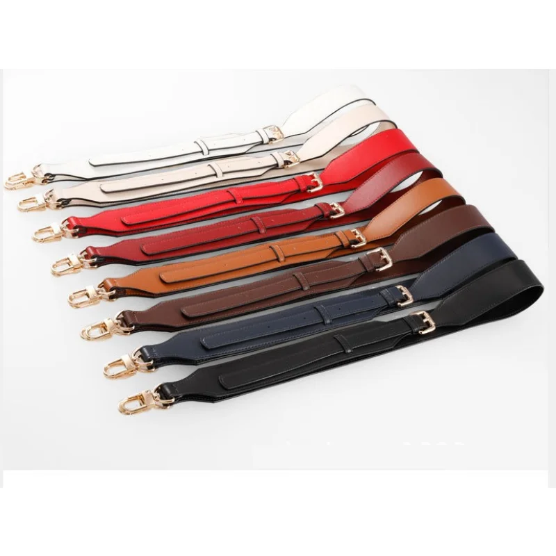 107-120 cm lederen verstelbare tasriem zwart schouderhandvat handtas riem vervanging damestasaccessoires 3,8 cm breed