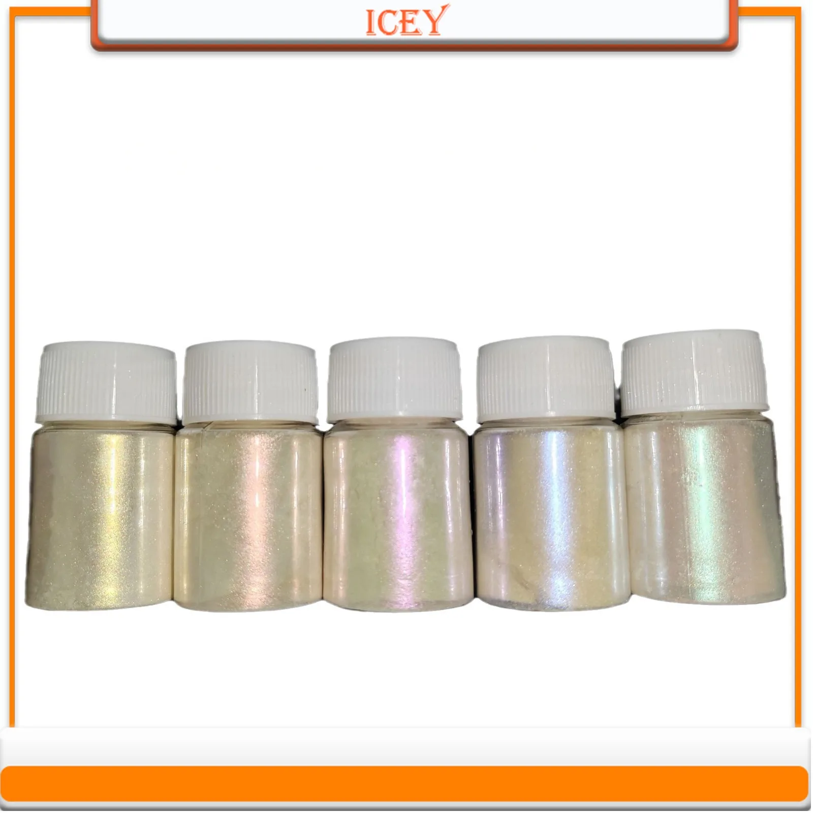 Icey schönheit 15ml buntes perlen pulver diy nagel kunst kristall tropfer aurora pulver meerjungfrau pigment glimmer pulver