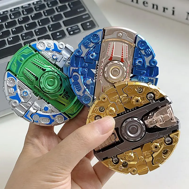 Transfiguratie Dinosaurussen Fidget Spinner Speelgoed Scholieren, beoordenaars Anti Stress Angst Drukbestendig Mute Speelgoed Gift