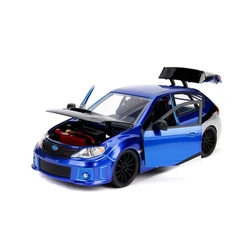 :24 Subaru Impreza WRX STI Alloy Car Model Diecasts & Toy Vehicles Collect Car Toy Boy Birthday gifts