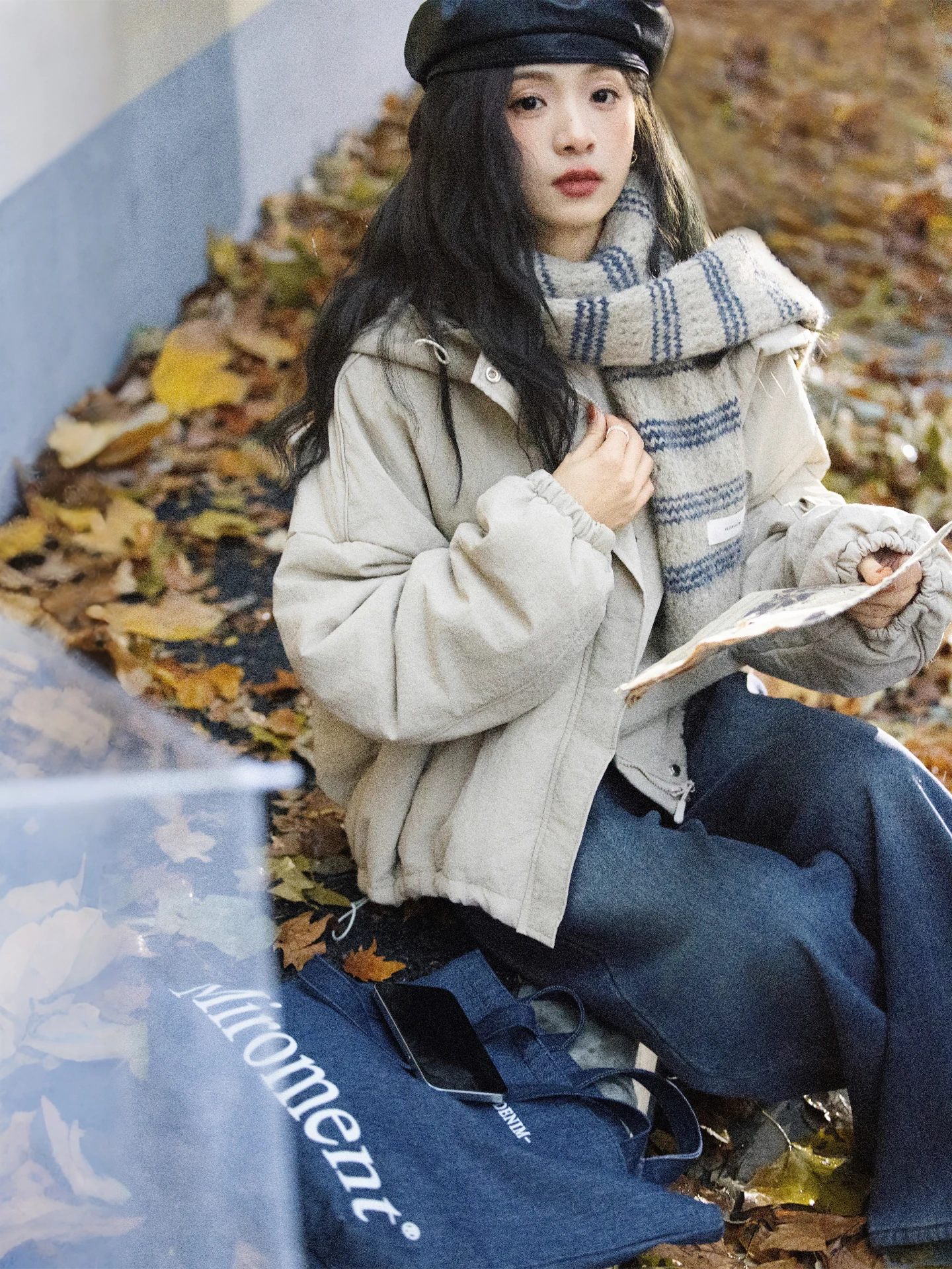 

i Color Hooded Cotton Jaet Loose Fit Versatile ort Quilted Outerwear for Women Winter 2025 Commute Sle Regular Sve