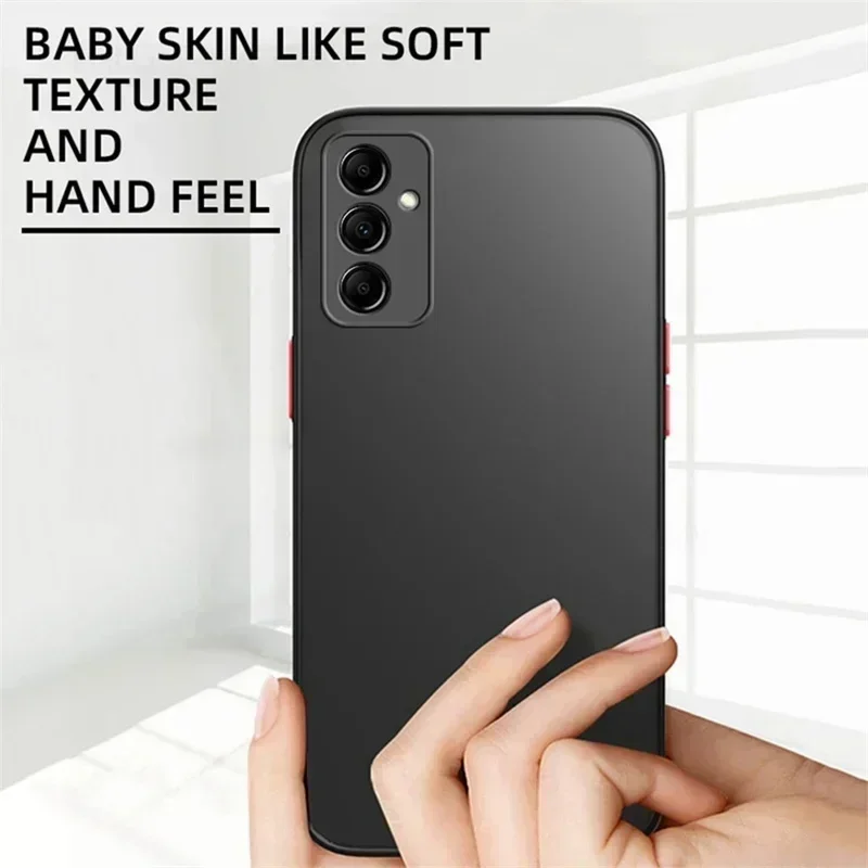 Matte Hard Case Für Samsung Galaxy A16 A06 A55 A54 A53 A52 A35 A34 A33 A24 A14 A25 A23 A35 A15 A05 A05S Silikon Zurück Abdeckung – Detail 7