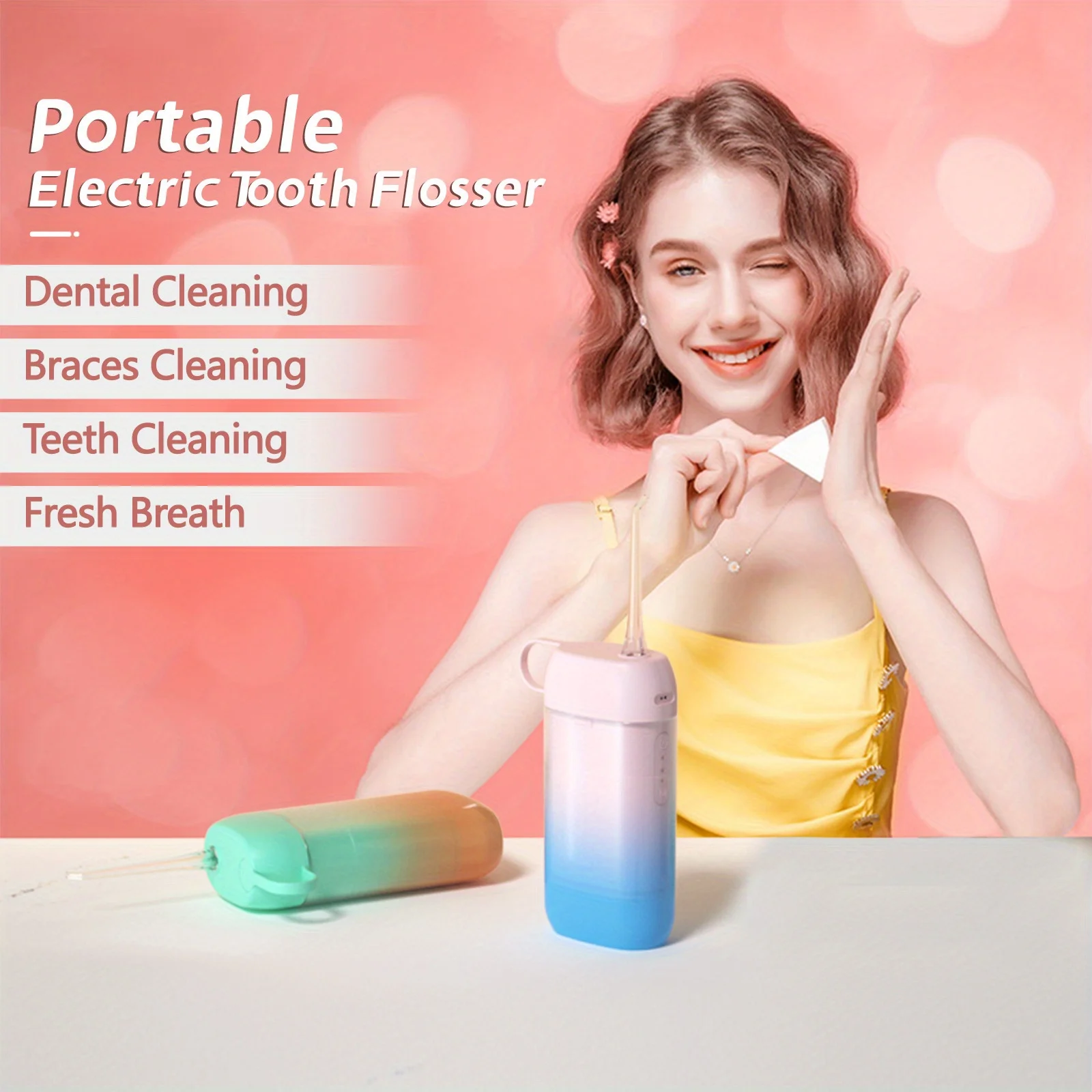 Dental Cleaner New mini portable dental cross-border home cleaning electric