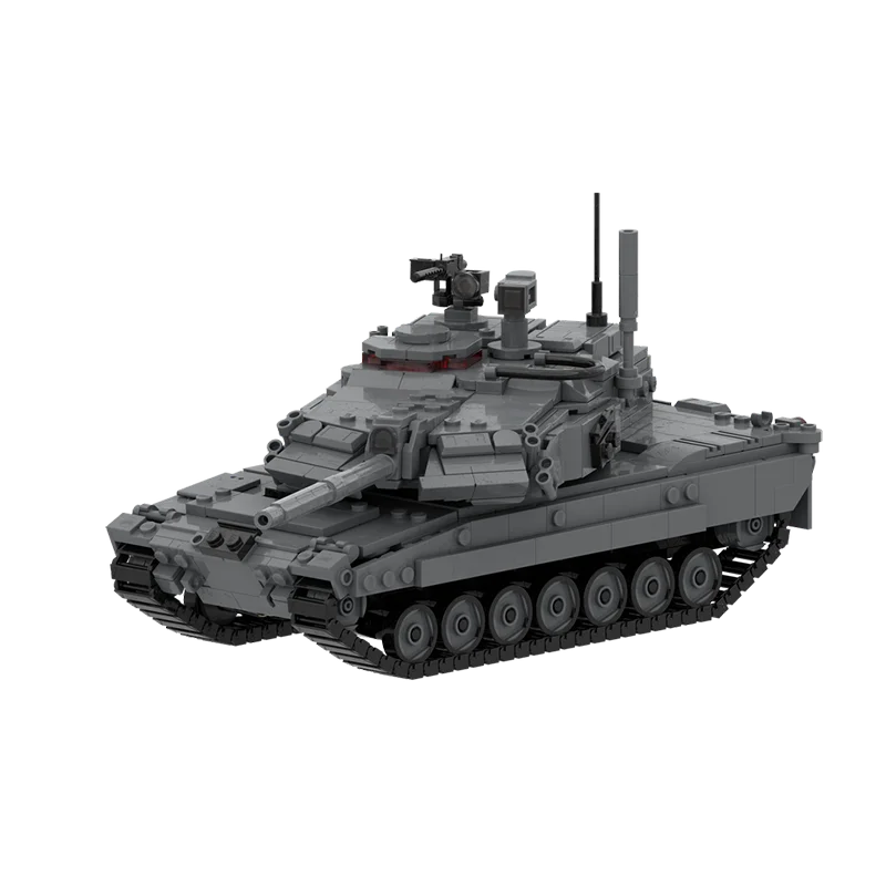 

MOC военная серия FV8002 пионер, основной боевой танк, модель бронеавтомобиля в сборе, строительный блок, игрушки, детский подарок на день рождения