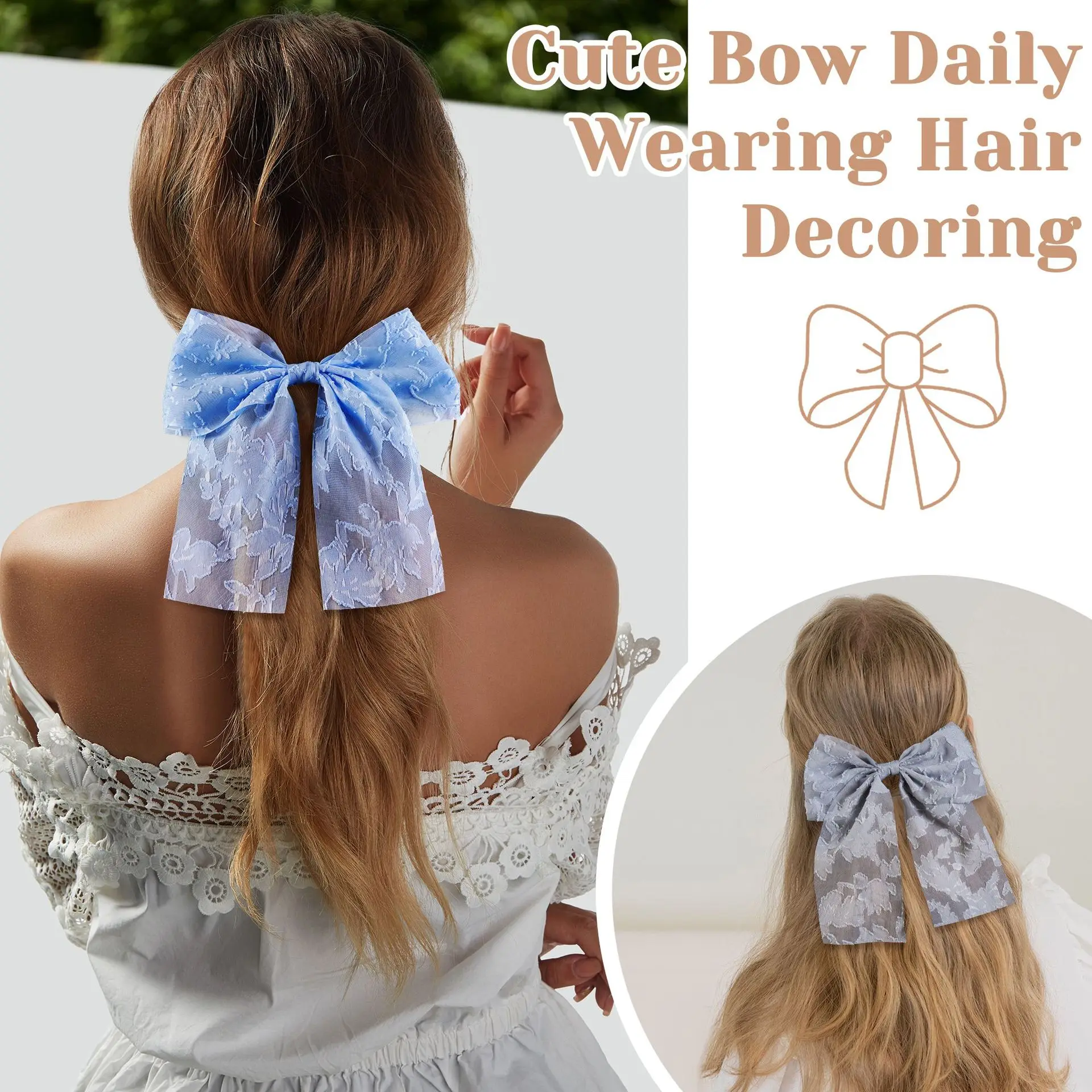 شعبية جديدة الفرنسية زهرة الدانتيل الرجعية القوس دبوس الشعر المألوف غاسل عودة رئيس وأشار الفم كليب دبوس الشعر القبعات