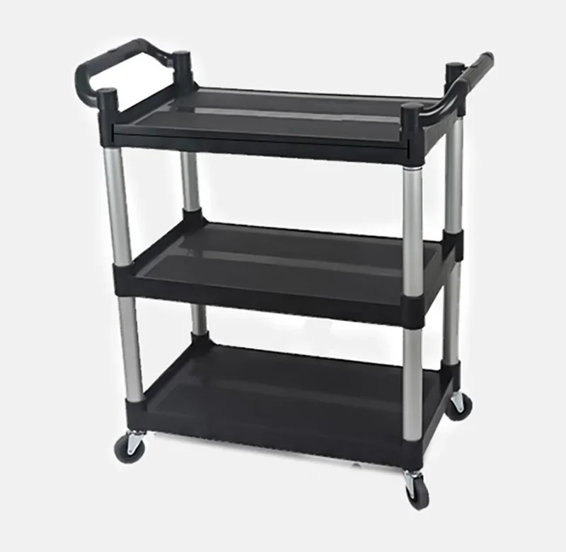 

Dontalen Factory Prices Hotel Restaurant Kitchen Equipment 3 Tier Plastic Service Cart Food Trolley