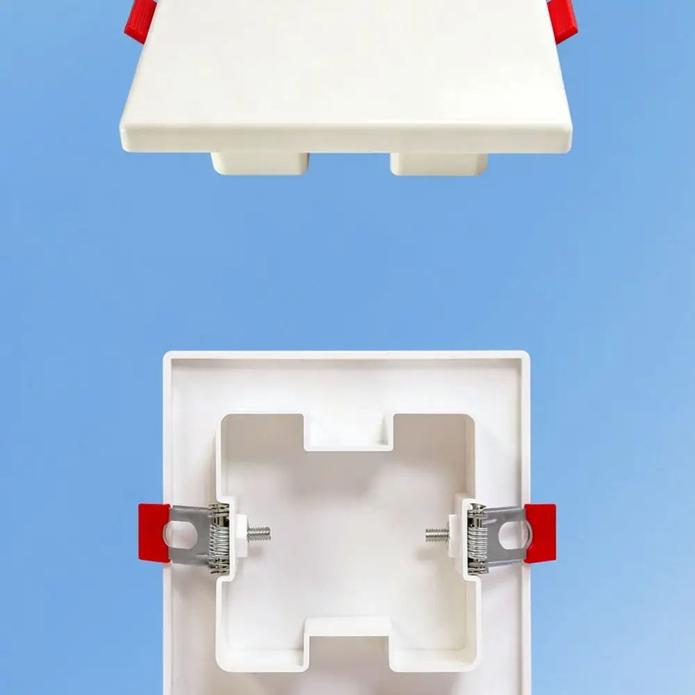 Decorative Blanking Plate 86 Type Wall Junction Box Cover Spring Buckle Seamless Faceplate Plastic Outlet Shield Trim