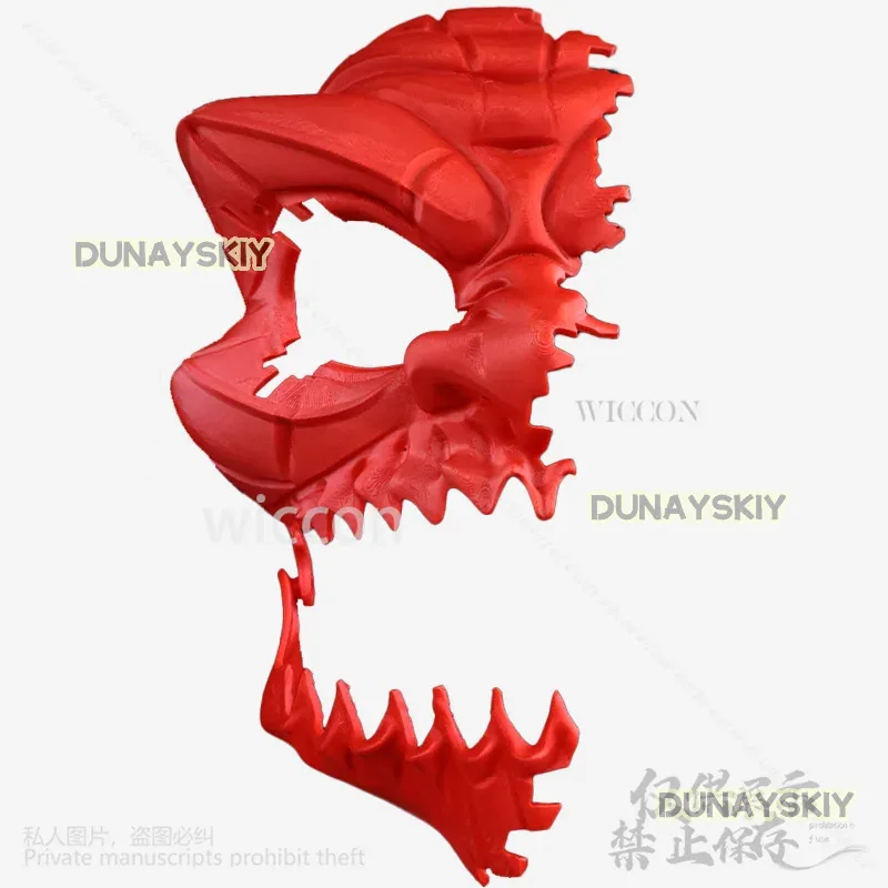 

COSda@Anime Dandadan Cosplay Turbo Granny 3D Printing Base Half Mask Hard Plastic Mask Costume For Halloween Christmas Cos Custo