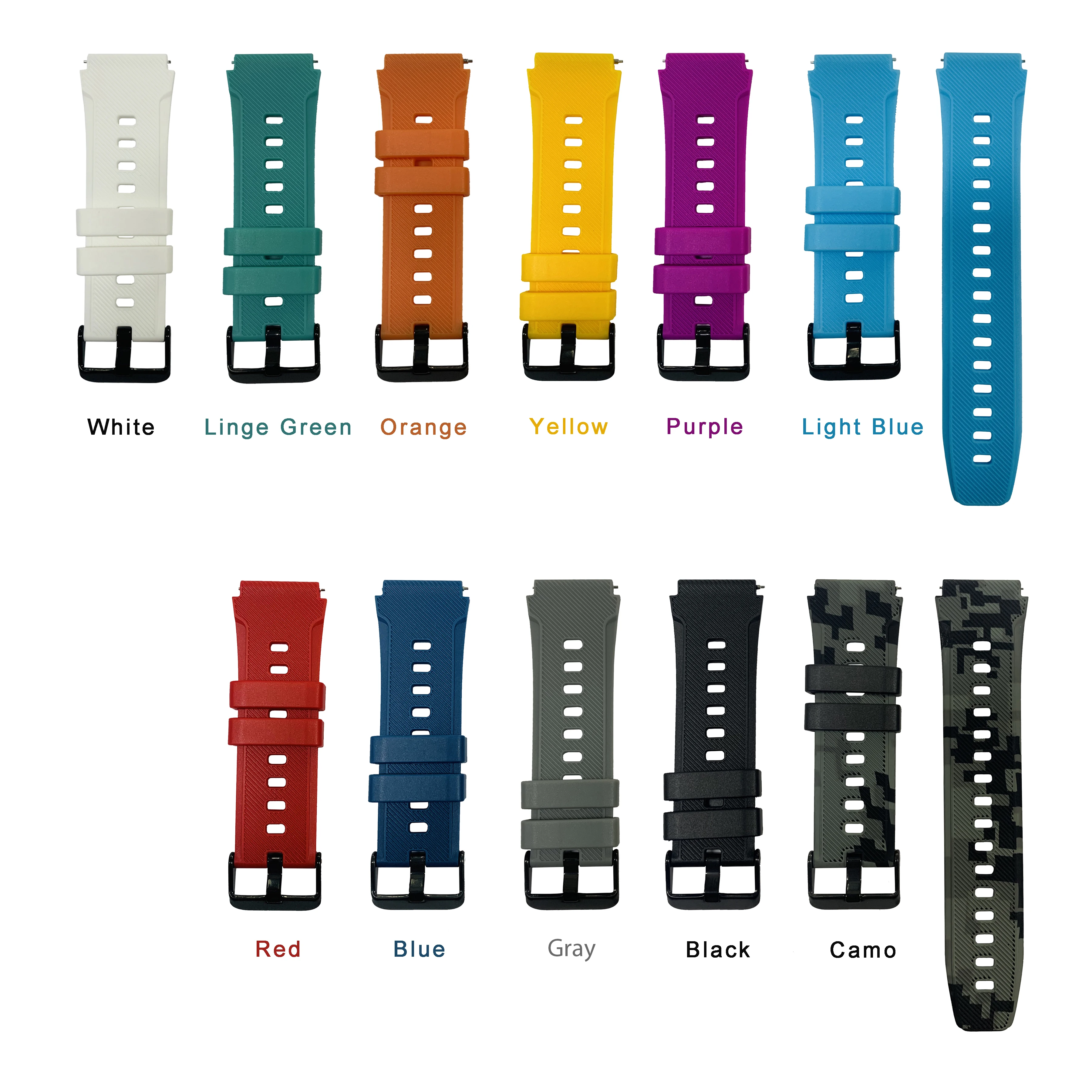 Stretchable 22mm Rubber Silico - огляд і ціна Yoga Fitness Watch