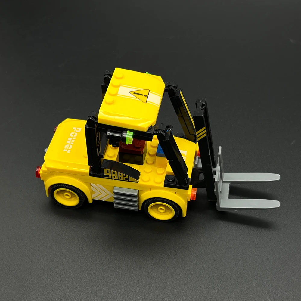 94-teiliges Technik-Gabelstapler-Bausteinset, Mini-Baufahrzeug-Bausteine DIY STEM-Spielzeug, Geburtstagsgeschenk für Kinder Jungen Mädchen – Detail 5