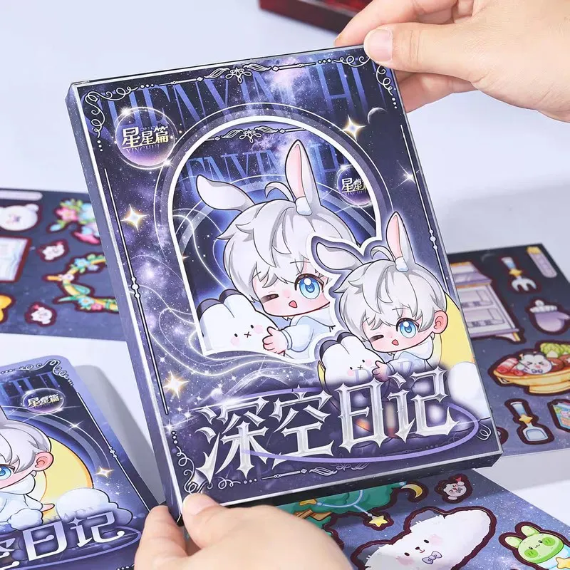 Love and Deepspace Caleb Anime Sticker Album DIY Doll Costume Play Present for Collectors