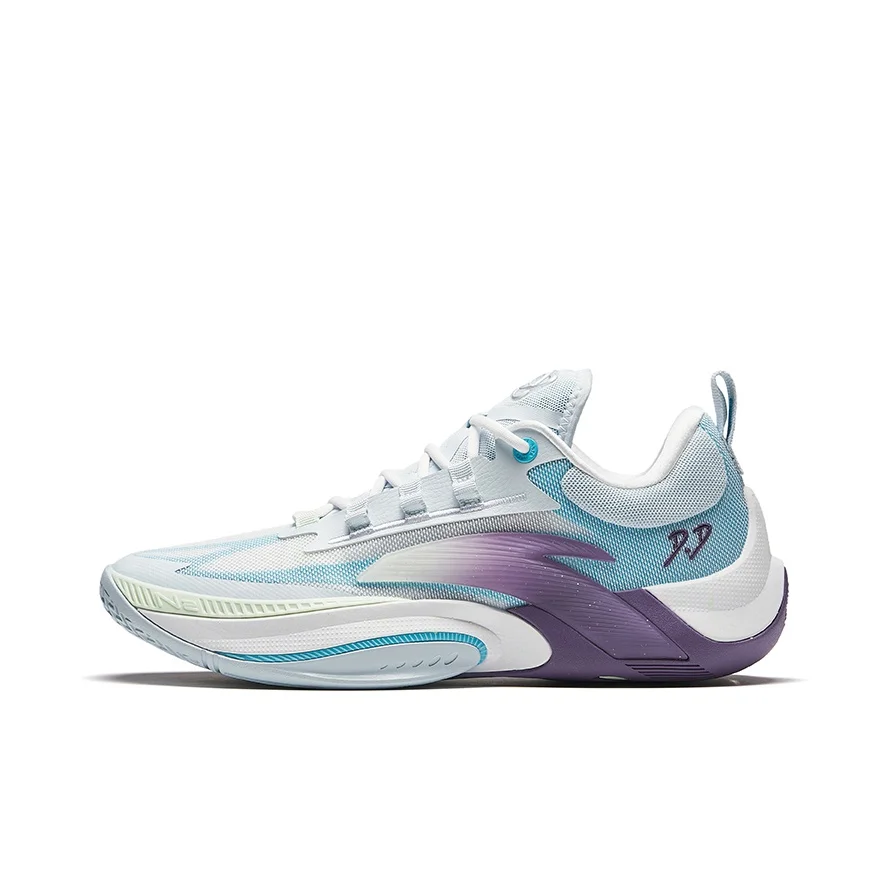 Anta Zap 1 MOP Nitrogen Technology Cushioning, Wear Resistant Low top Basketball Shoes Men's Illusion Blue 912411110Q-3