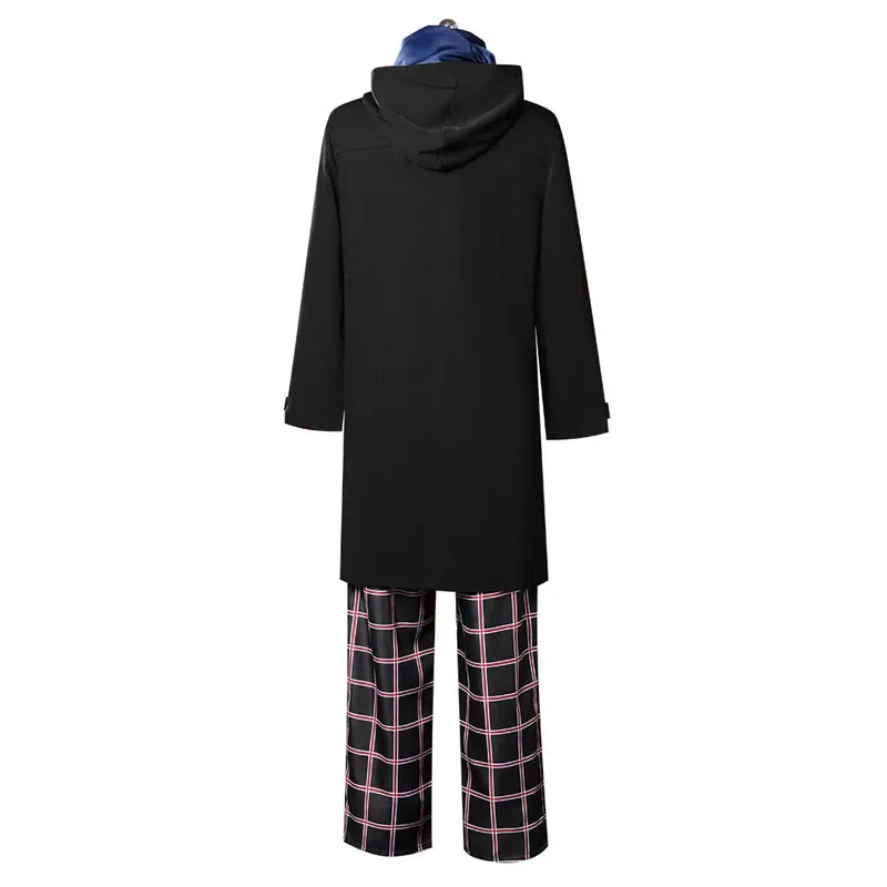 2025 New P5 Tiangong Ren Cosplay Kurusu Akira Coat Anime Cosplay Halloween Party Costume Winter Scarf Long Jacket Set