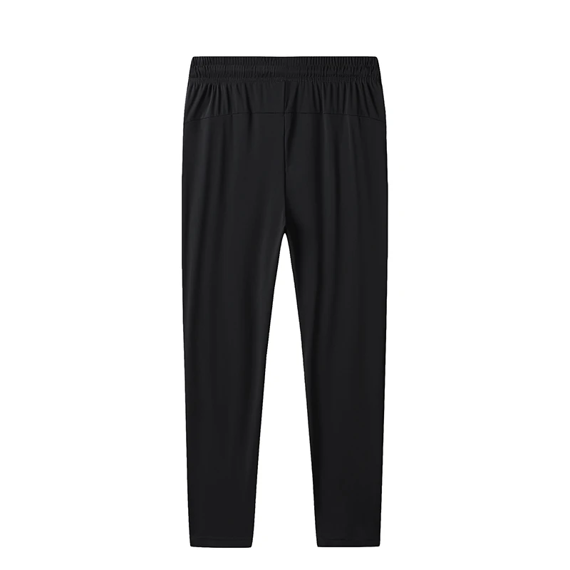 Big Size 9xl 8xl Men's Summer Pantsice Silk Elastic Waist Straight Leg Quick Dry Plus Stretch 6xl 7xl Work Outdoor Trouser Male - Image 3