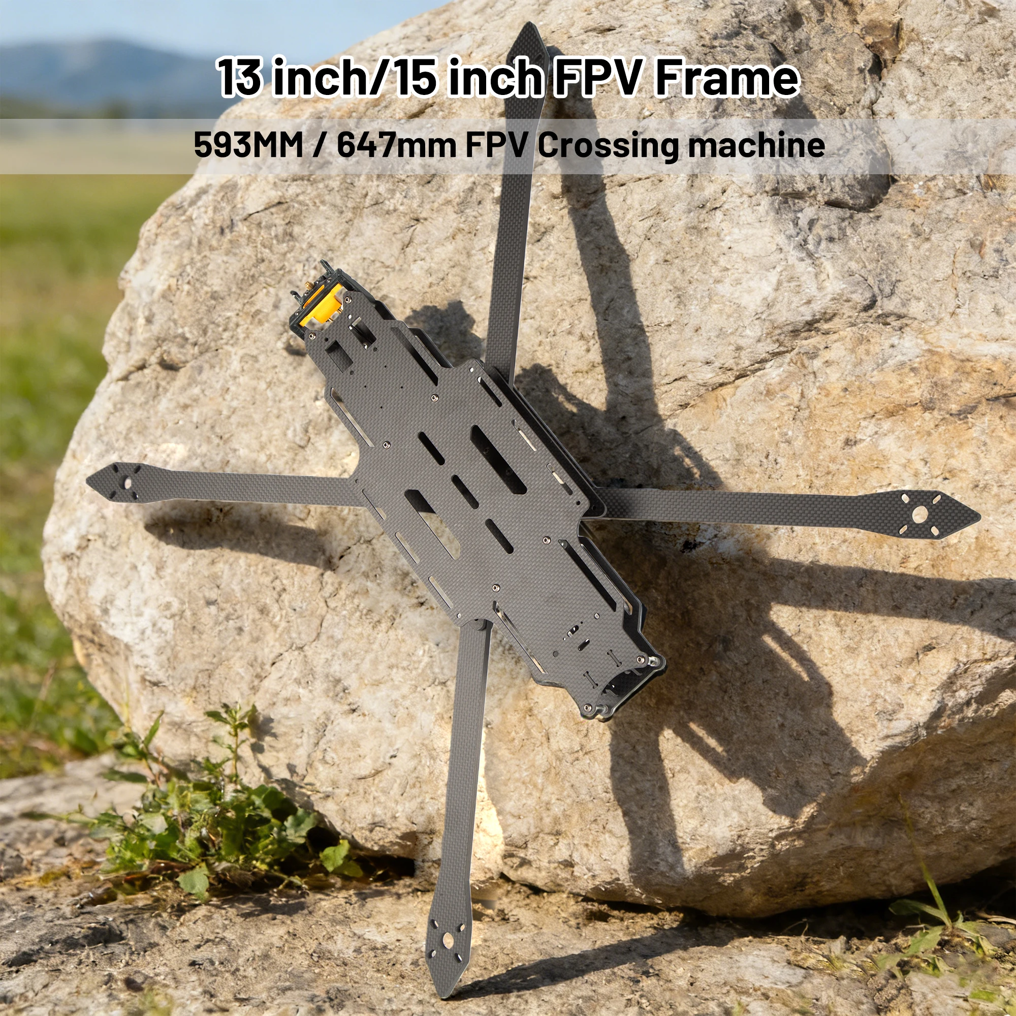 

13 Inch/15 Inch FPV Carbon Fiber Frame Kit 593MM / 647mm Wheelbase for RC FPV Freestyle Long Range Racing Drone Quadcopter