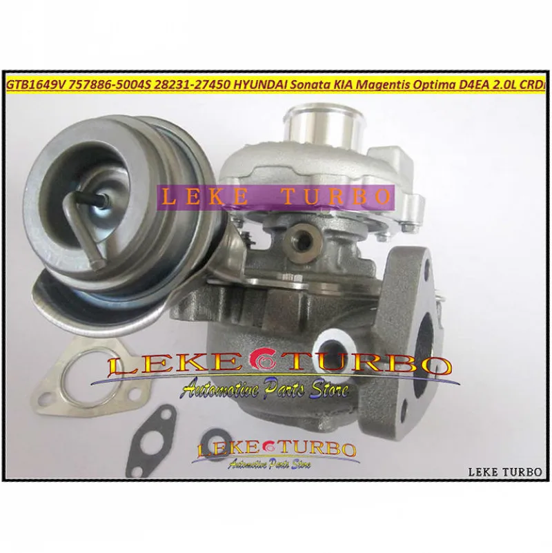 Turbo GTB1649V 757886-0004 757886 28231-27450 Turbocharger For HYUNDAI Sonata For KIA Magentis OPTIMA 05- D4EA 2.0L CRDi 140HP