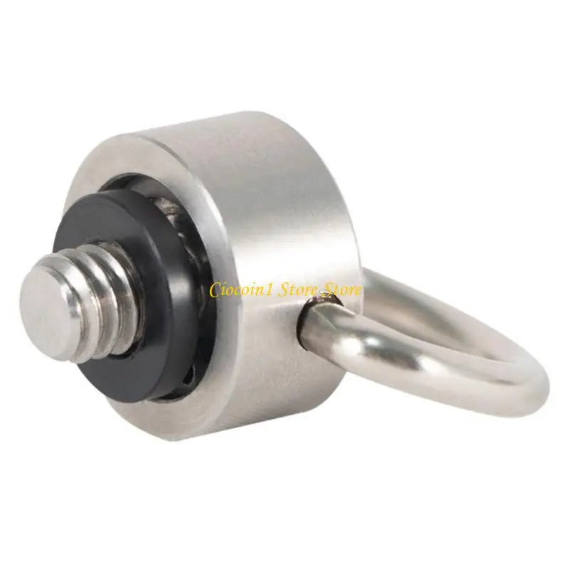 A3PC Quick Release D Rings Tripods Screw Stainless Steel 1/4" Thread Flats Head Screw