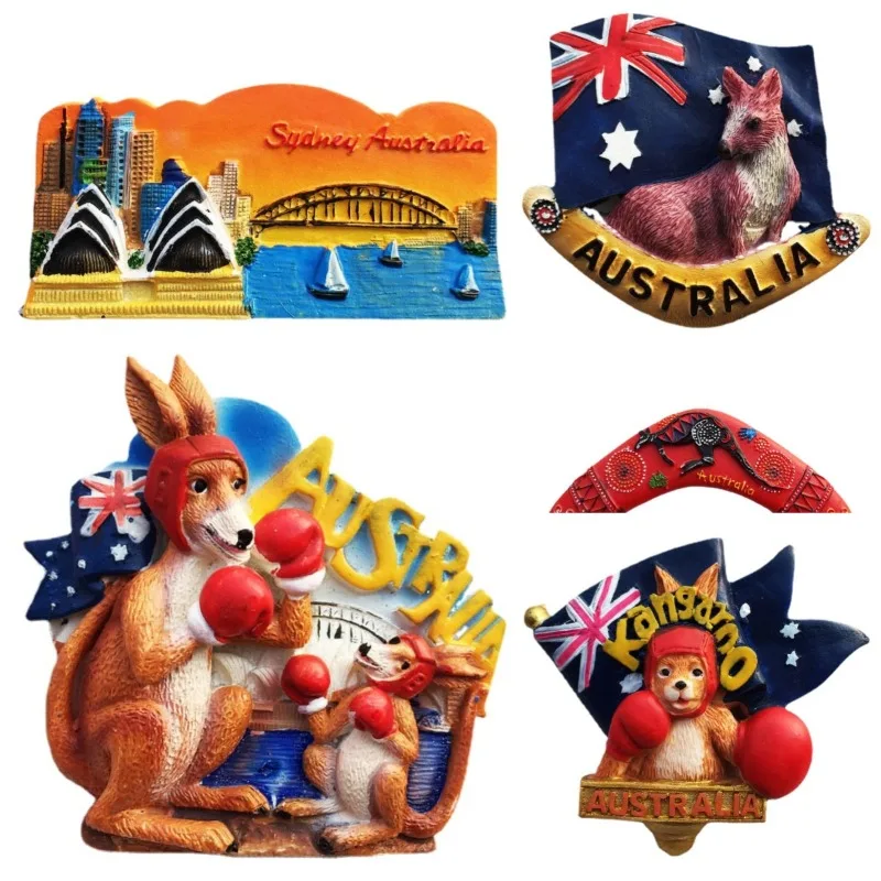 Australia Fridge Magnets Canberra Travelling Souvenirs Sydney Fridge Stickers Christmas Gifts Message Board Magnetic Stickers