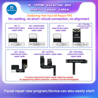 i2C I6S MC14 No Soldering Required Face ID Test Flex Cable No Welding for iPhone X to 14 Pro Max Dot Matrix Projector Repair Tag