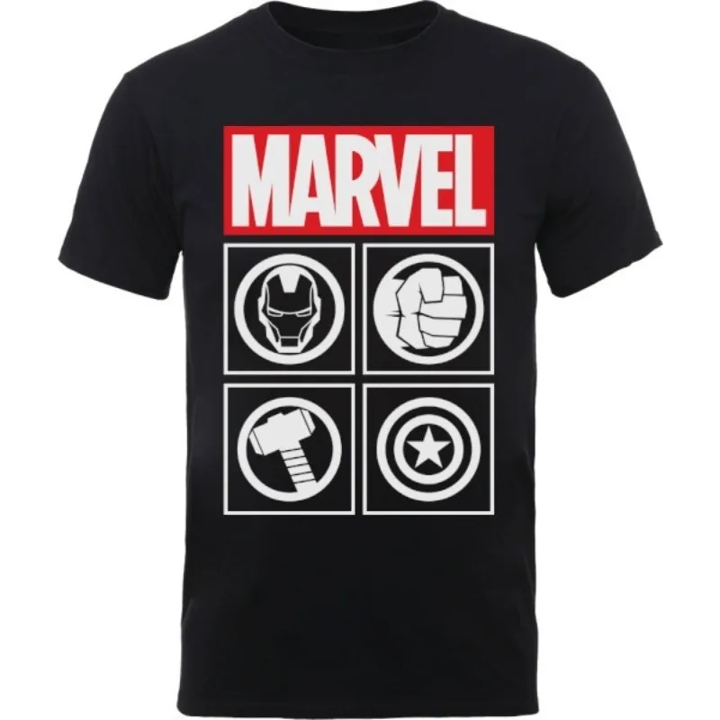 2026 حار جديد مارفل أبطال الجرافيك تي شيرت مطبوع خمر المرأة الرجال القطن المحملة الاتجاه عادية كبيرة الحجم #3