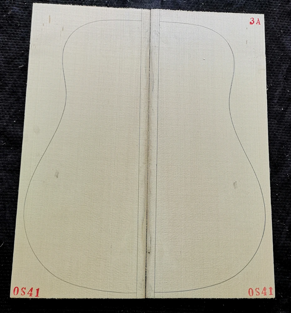5A Grade European Spruce High Grade veneer guitar panel bear claw pattern deshan cedar alpine spruce guitar production