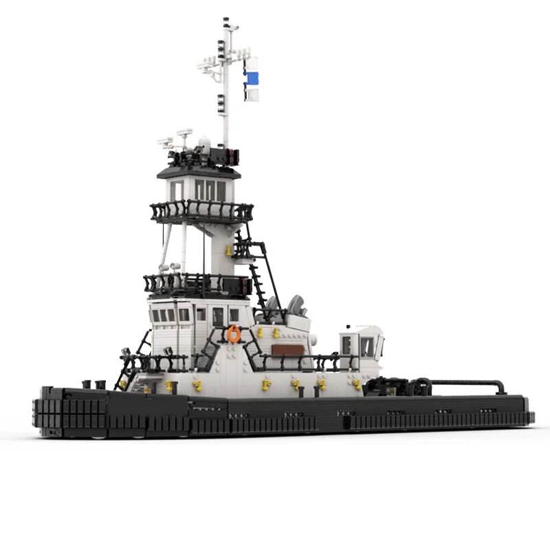 3622 Uds MOCJordan Isle (Clase deatapsco Tug) gran ShipCityPort juguetes educativos de construcción moc BuildingBlocks juguete regalos de navidad