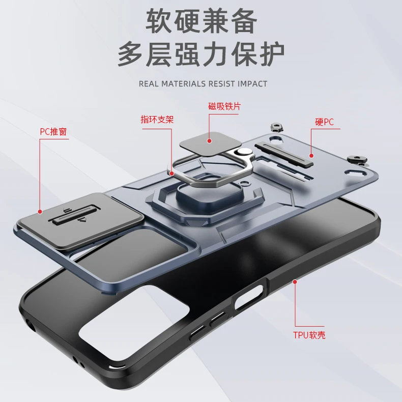 Rüstung Stoßfest Fall für Oneplus 15 Schutzhülle Ring Magnetische Ständer Halter Abdeckung für One Plus 15 1 + 15 Fundas – Detail 5