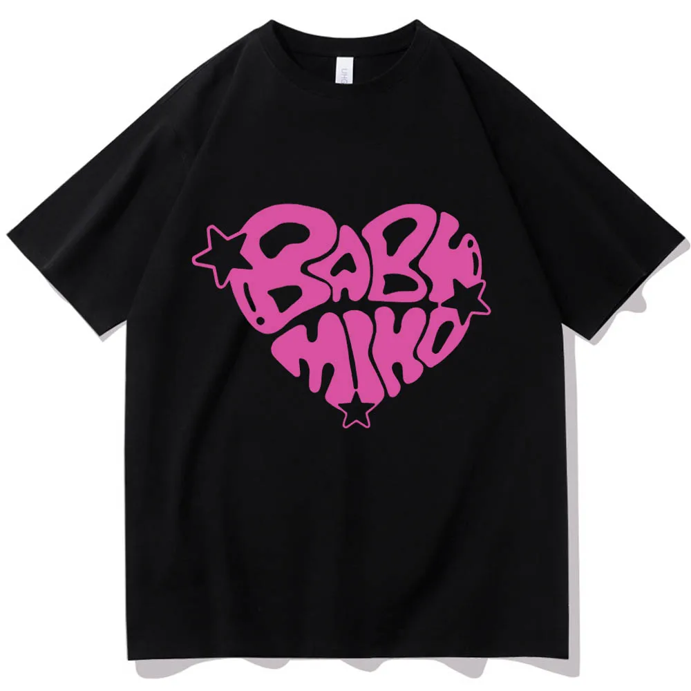 Baby Miko T-Shirts Young Miko Merch Harajuku Young Miko Fan Gift Unisex O-Neck Short Sleeve Shirts