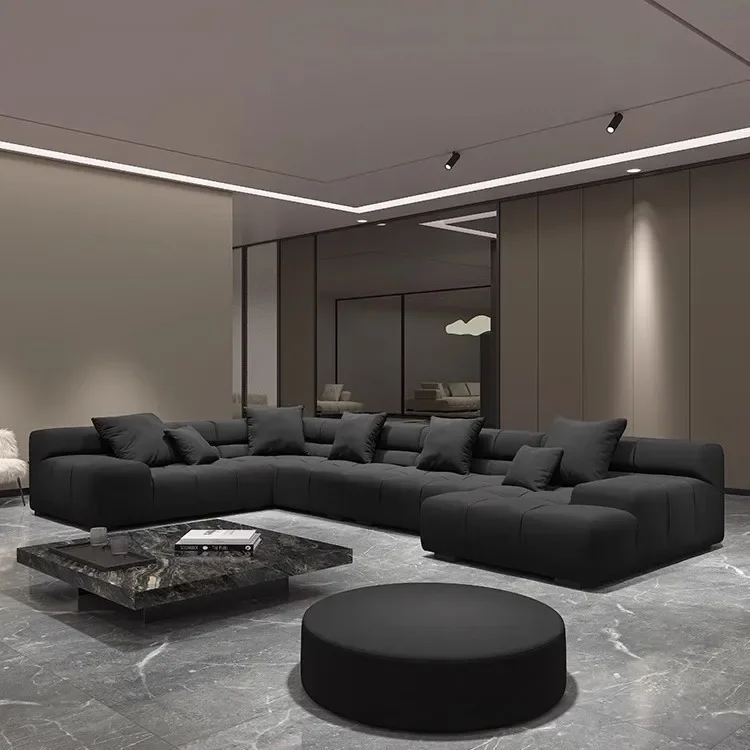 أريكة بسيطة، نفخة، زاوية، مجموعة، أريكة قماش #4