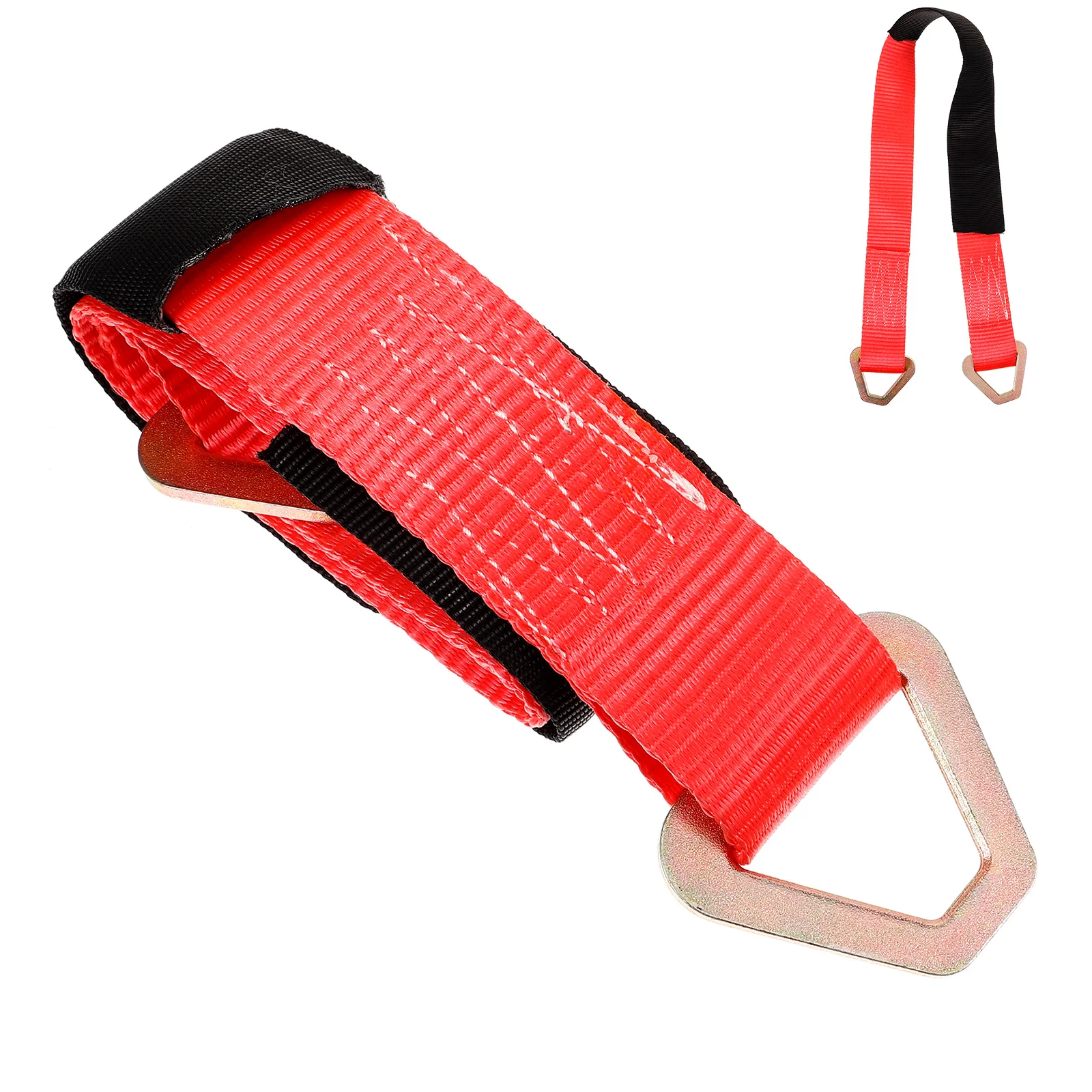 

Trailer Traction Rope 2 Inch 5 Ton Red High Strength Emergency Rescue Car Tow Strap for Trucks Pulling Recovery