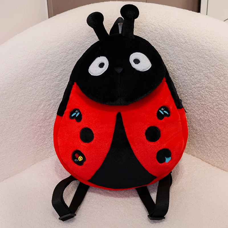 กระเป๋านักเรียนกระเป๋าเป้สะพายหลังตุ๊กตาการ์ตูน Ladybug