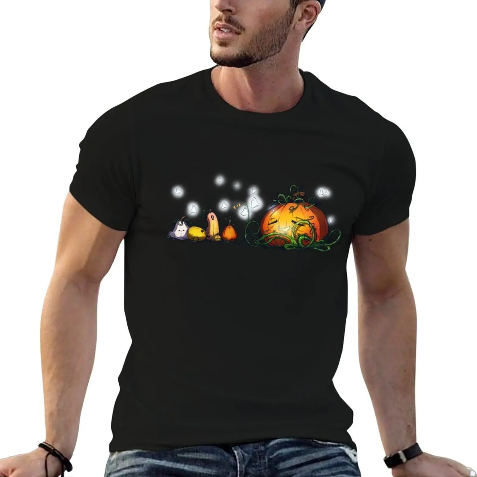 

Pumpkins for a Happy Halloween ! T-Shirt t shirts for man cotton soft man tshirt T-Shirt